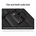 Versatile Men’s Travel Backpack: Vacuum Compression Design for 17-Inch Laptops, Large Capacity for School, Hiking, and Business